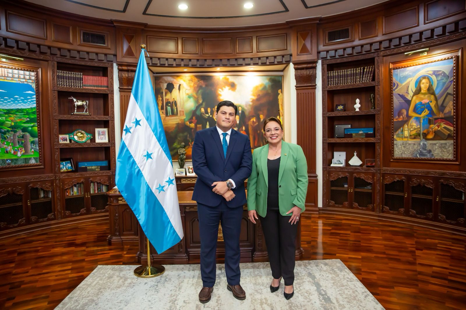 Presidenta Castro Juramenta A Marlon Ochoa Como Nuevo Ministro De