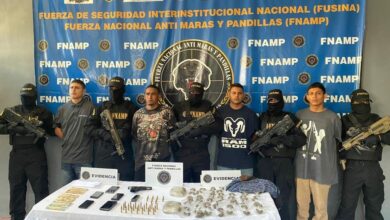A 27 años de reclusión son condenados 4 miembros de la pandilla 18 capturados en San Pedro Sula