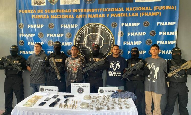 A 27 años de reclusión son condenados 4 miembros de la pandilla 18 capturados en San Pedro Sula