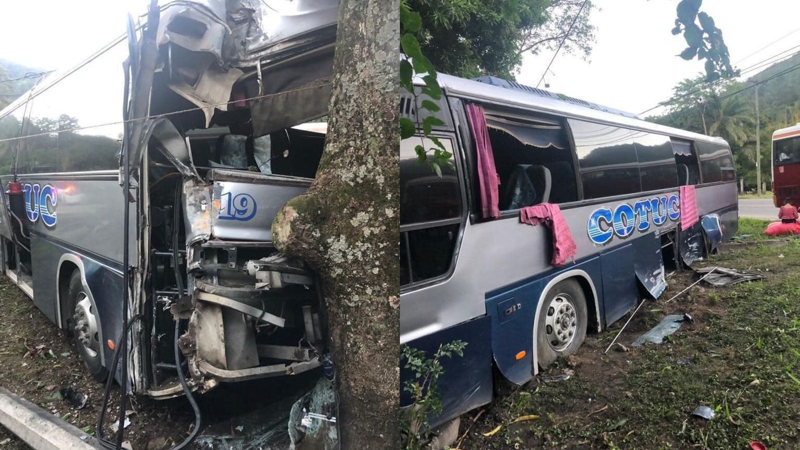 Accidente De Autobús En Tela Deja A Varias Personas Heridas - Extra ...