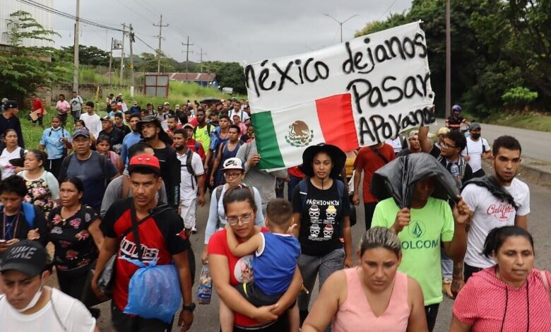 ONG alerta desaparición de 19 migrantes de una caravana en México
