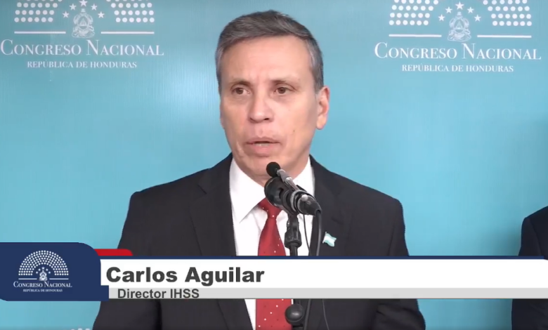 Dr. Carlos Aguilar hace un llamado a las bancadas para que respalden la aprobación de la Ley del IHSS