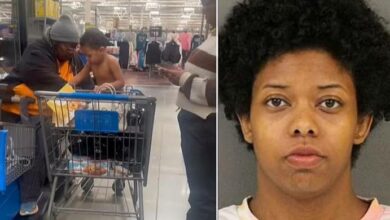 Arrestan a una mujer por llevar a su hijo en pañal al supermercado a temperatura bajo cero (VIDEO)