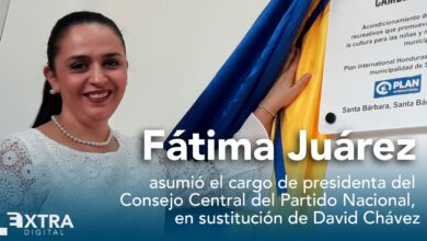 Fátima Juárez asume presidencia del Partido Nacional