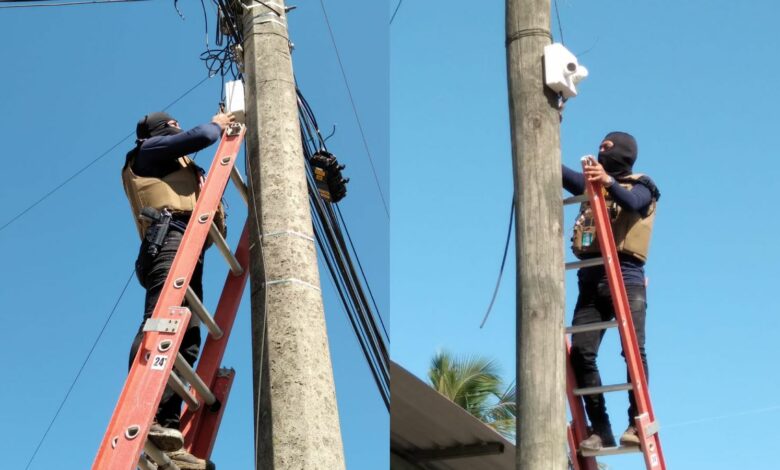 DIPAMPCO desmantela red de circuito de cámaras de vigilancia en Puerto Cortés