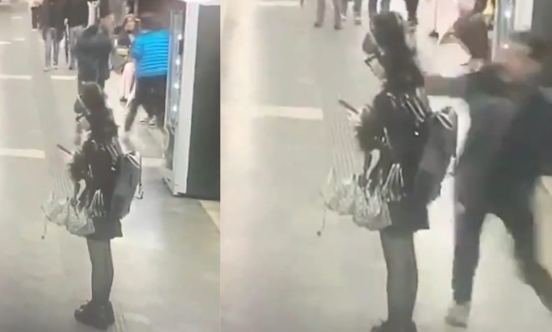 Detienen a sujeto por agredir a varias mujeres en el metro de Barcelona.