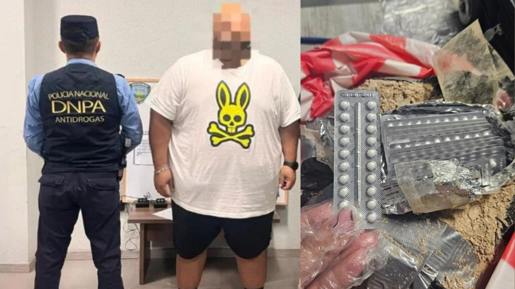 Detienen en el Aeropuerto de Palmerola a sujeto con cocaína camuflada en pastillas