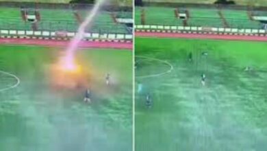 Futbolista muere en pleno partido tras ser alcanzado por un rayo