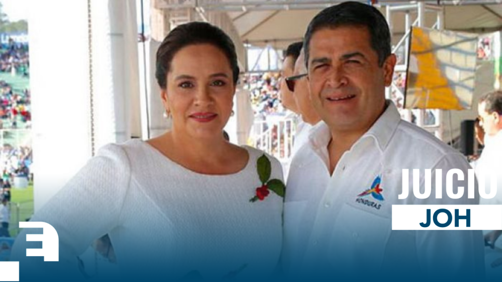 La ex primera dama, Ana García, continúa reiterando que su esposo, el exmandatario Hernández es inocente. 