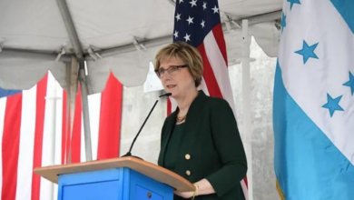 La embajadora de Estados Unidos en Honduras, Laura Dogu.
