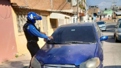 Tegucigalpa: Más de cinco mil conductores sancionados por estacionamiento indebido