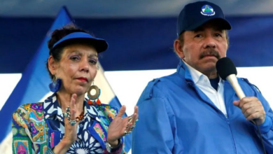 Daniel Ortega y su esposa, Rosario Murillo.