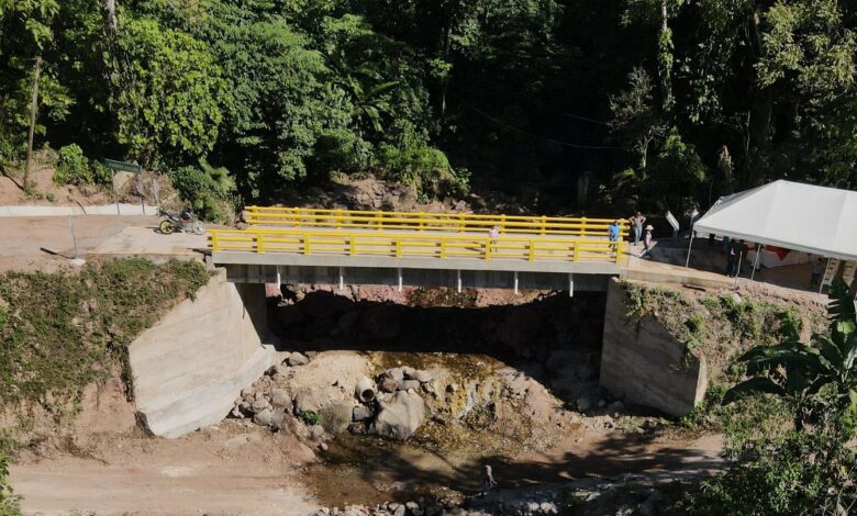 Inauguran Puente Colón en San José de Colinas, Santa Bárbara