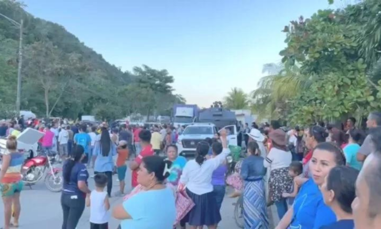 Los pobladores se oponen a la construcción de una Planta Térmica en la comunidad de Baracoa, Puerto Cortés.