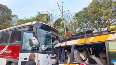 Al menos 12 muertos en choque entre dos buses en Copán