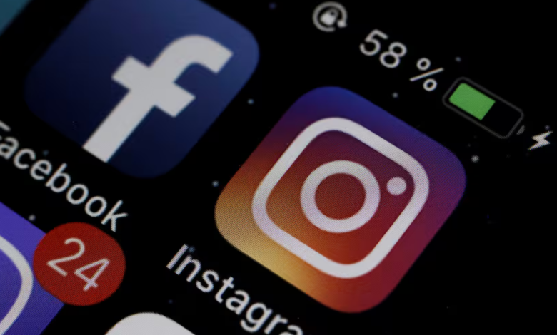 Los usuarios reportan problemas con Facebook e Instagram.