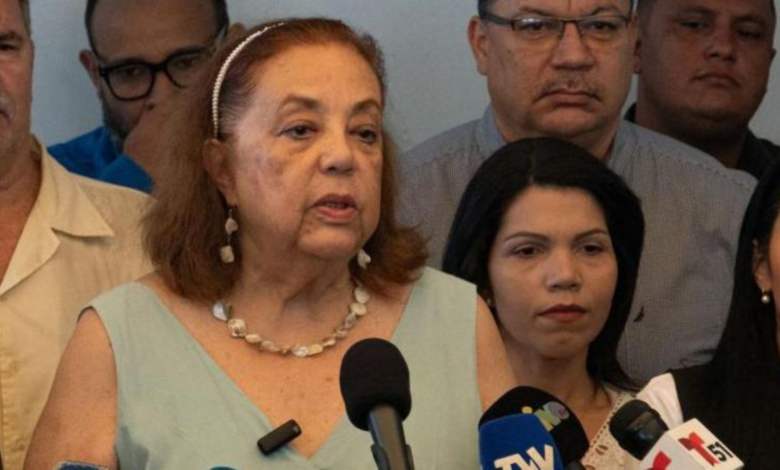 La candidatura de la historiadora Corina Yoris, no pudo ser inscrita para las elecciones presidenciales previstas para el próximo 28 de julio.