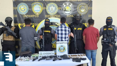 Marlon Humberto Acosta Medina, Armando José Bonilla Díaz y Héctor Inael Romero Herrera, fueron detenidos por elementos de la DIPAMPCO y son considerados miembros activos de la mencionada banda criminal.