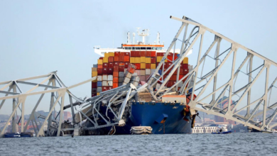 El carguero Dali se estrelló contra el puente Francis Scott Key provocando su colapso en Baltimore, Maryland.