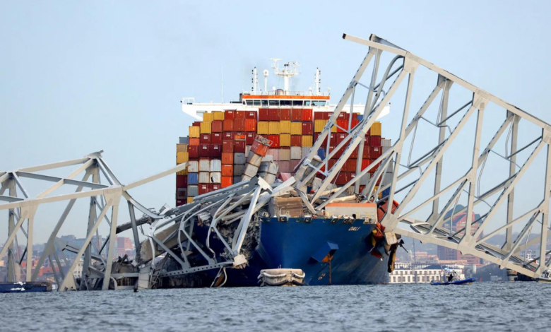 El carguero Dali se estrelló contra el puente Francis Scott Key provocando su colapso en Baltimore, Maryland.