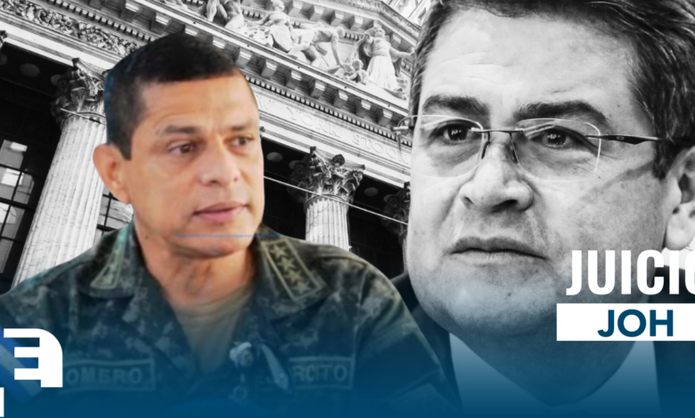 El exasesor del jefe de Estado Mayor testifica en el juicio de Juan Orlando Hernández.