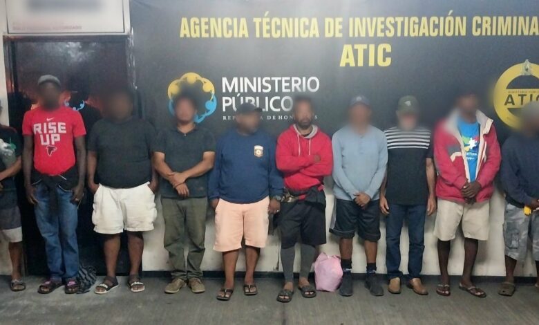 Detención judicial contra 10 presuntos traficantes detenidos con 1.3 toneladas de cocaína