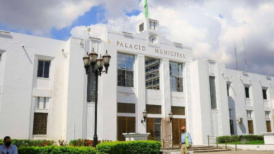 Edificio del Palacio Municipal de la alcaldía de San Pedro Sula.