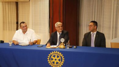 Alcalde Aldana presenta ante el Club Rotario de Tegucigalpa el plan de inversión que se ejecutará este año en el Distrito Central