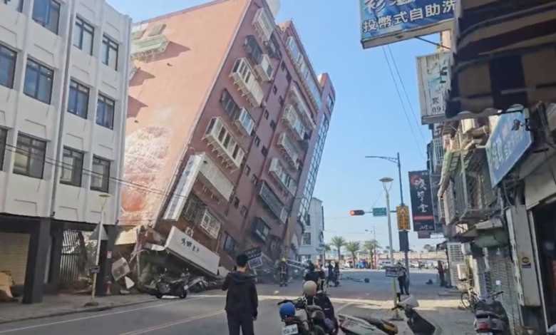 Al menos un muerto y 50 heridos tras sismo de magnitud 7.5 en Taiwán