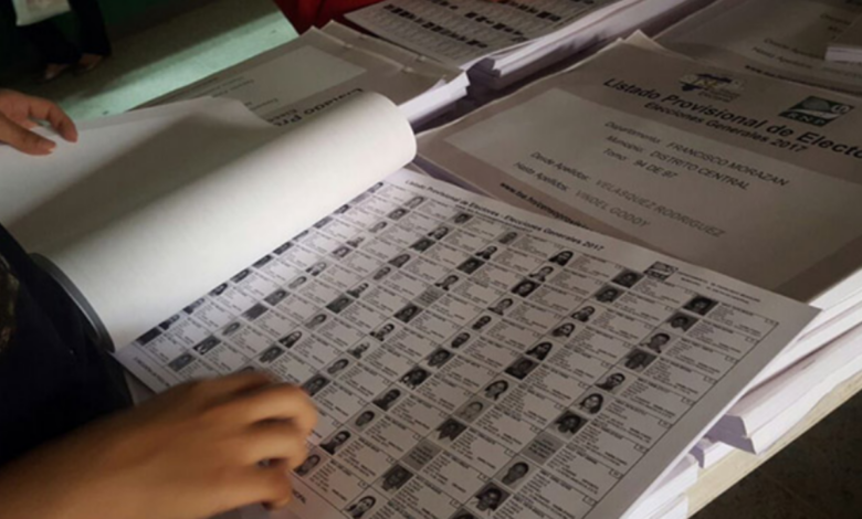 Para el próximo proceso electoral se prevé que el censo sea aproximadamente de seis millones de hondureños.