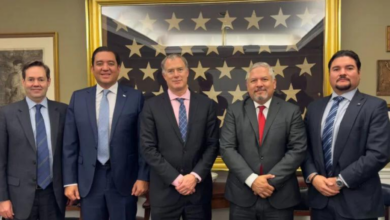 La delegación hondureña se reunió con el director del Consejo de Seguridad Nacional para Asuntos de América Latina, Daniel Erikson para abordar temas económico.