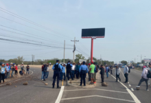 La toma de carretera fue realizada por pobladores de la aldea de Soluteca, Concepción La Paz, exigiendo reparación de calles.