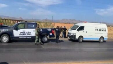 Hallan 8 muertos con signos de tortura y un narcomensaje en carretera del norte de México