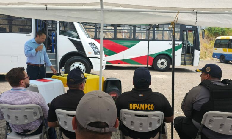 DIPAMPCO incrementa medidas contra la extorsión en el sector transporte