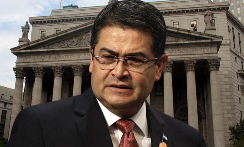 El expresidente Juan Orlando Hernández fue hallado culpable por narcotráfico el pasado 8 de marzo.