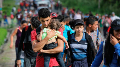 El número de hondureños solicitando refugio en México sigue aumentando considerablemente.