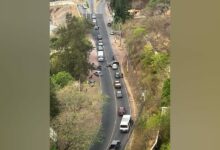 Varios heridos deja fuerte accidente en la carretera que conduce a Valle de Ángeles