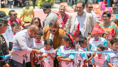 La presidenta Xiomara Castro inauguró el Centro de Educación Básica “Álvaro Contreras”, en Cedros, Francisco Morazán, en el marco del Plan de Gobierno para la Refundación de la Patria.
