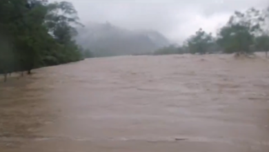 Río Cangrejal deja a más de 10 comunidades incomunicadas en La Ceiba