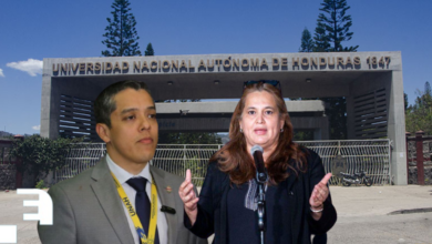 El rector de la Universidad Nacional Autónoma de Honduras (UNAH), Odir Fernández, y la subsecretaria de Seguridad, Julissa Villanueva, protagonizaron una acalorada discusión.