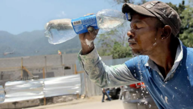 Las temperaturas en la zona sur de Honduras superan los 40 grados, por lo que los médicos recomiendan mantenerse hidratado.