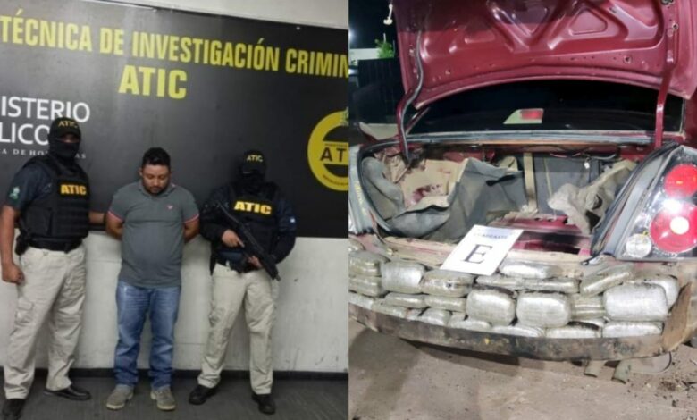 15 años de cárcel por tráfico de más de 42 kilos de marihuana que ocultaba en bómper de vehículo