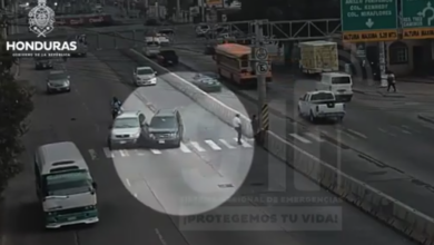Cámaras del 911 captan accidente vial en la capital: conductor se da a la fuga (VIDEO)