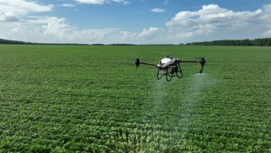 Drone DJI Agras T20 revoluciona la agricultura con potente rendimiento y capacidades autónomas