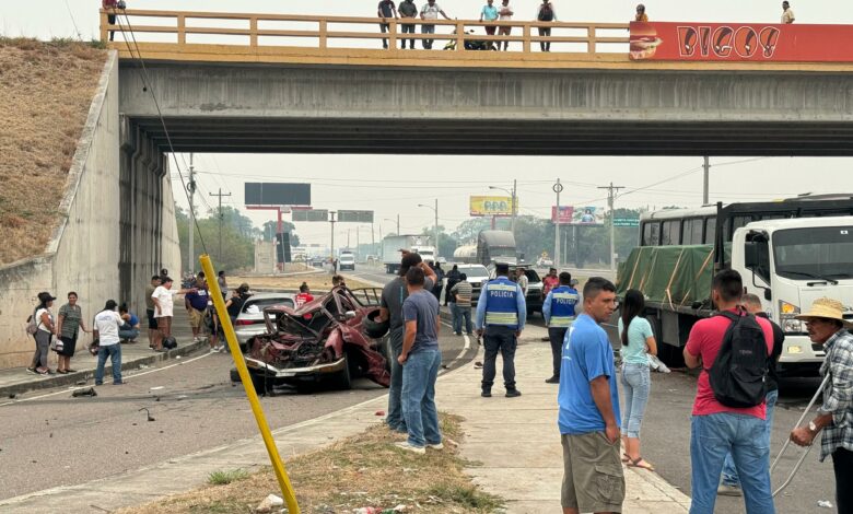 Dos muertos y dos heridos deja trágico accidente en la carretera CA-5