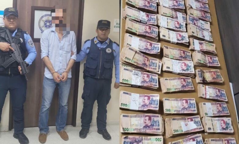 Ingeniero industrial es arrestado con más de 3 millones de lempiras por supuesta extorsión