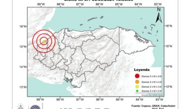 Temblor de magnitud 3.1 sacude La Elencita Florido en Copán
