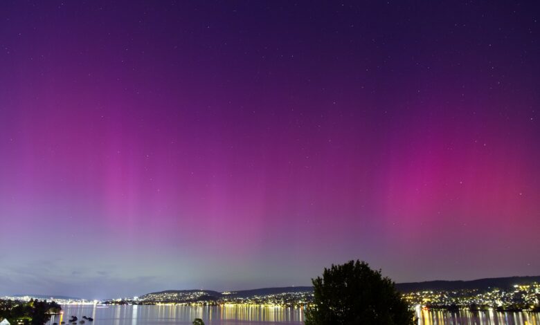 Tormenta solar desata espectáculo de auroras boreales en Europa