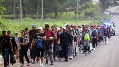 Una nueva caravana de migrantes parte del sur de México a dos días de las elecciones