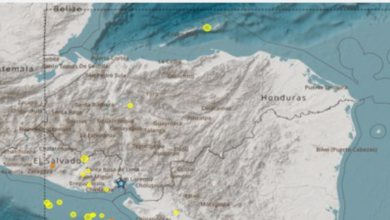 Se registra temblor de magnitud 2.9 en el Golfo de Fonseca
